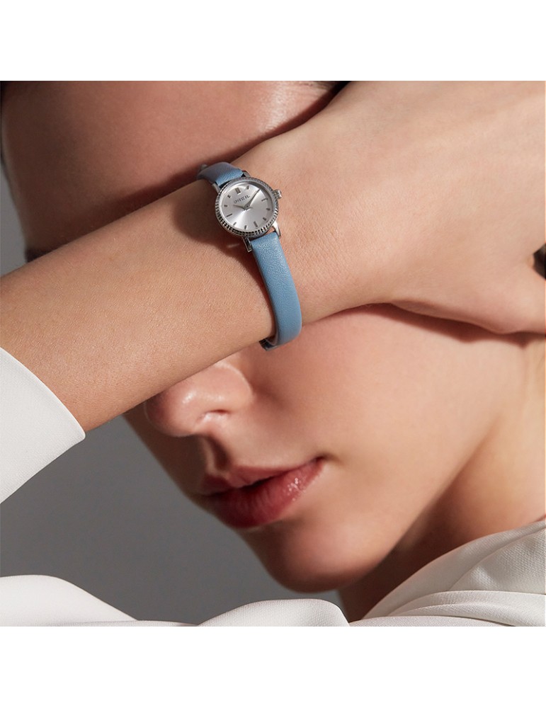 Breil Watch - Darling - Time Only - Light Blue - 18mm - White-TW2048