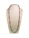 Collana Rajola - Argento 925% -  Quarzo Giallo-Giada Bianca-45-855-10L