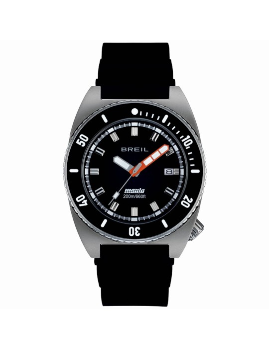 Breil Watch - Manta Seeker - Time and Date - 42mm - Black - TW2066