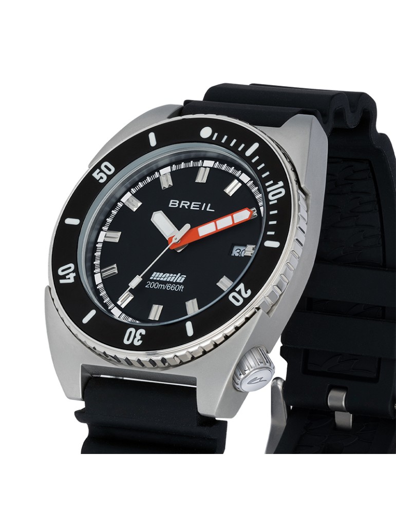 Orologio Breil - Manta Seeker - Tempo e Data - 42mm - Nero - TW2066