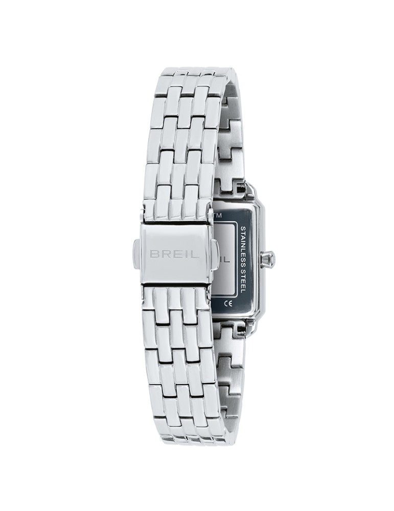Breil Watch - Time Only - Rectangular - Silver-24mm-White-TW2077
