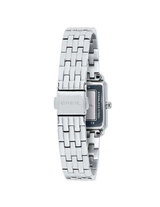Breil Watch - Time Only - Rectangular - Silver-24mm-White-TW2077
