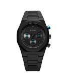 Orologio D1 Milano - Charcoal Black Cronografo 40.5mm Nero Grigio - PHBJ07