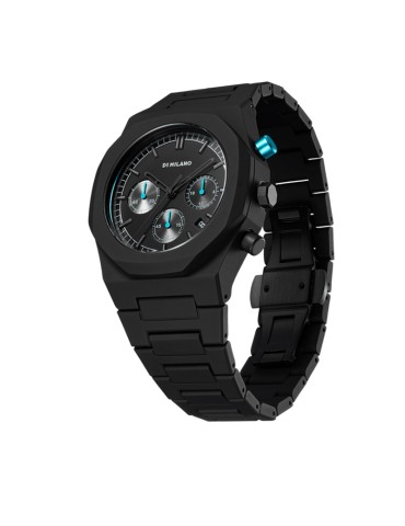 Orologio D1 Milano - Charcoal Black Cronografo 40.5mm Nero Grigio - PHBJ07 2