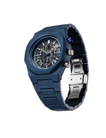 D1 Milano Watch - Model B Polychrono 40.5 mm Blue - 0 2