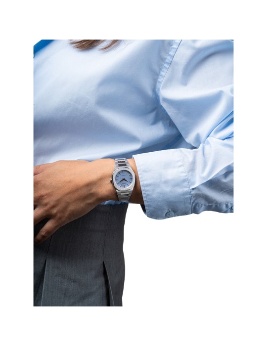 Orologio D1 Milano - Indigo Loom Ultra Thin 30mm Azzurro - UTBL37