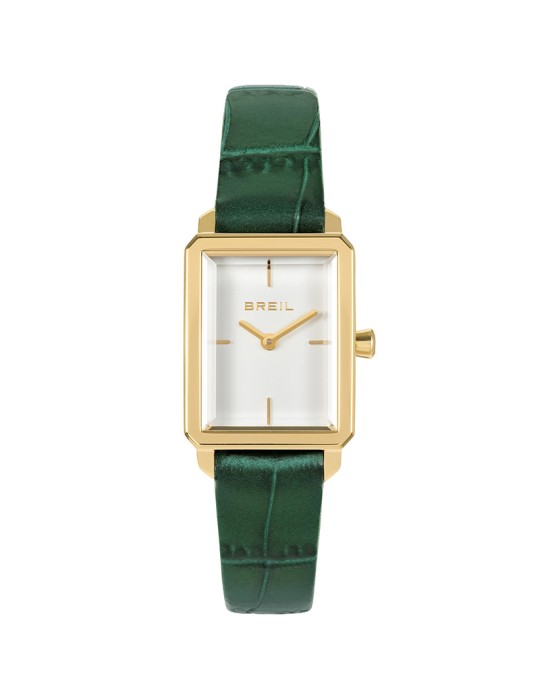 Orologio Breil - Rettangolare - Bianco - 24mm - Verde - TW2079