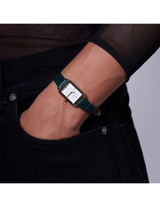 Breil Watch - Rectangular - White - 24mm - Green - TW2079