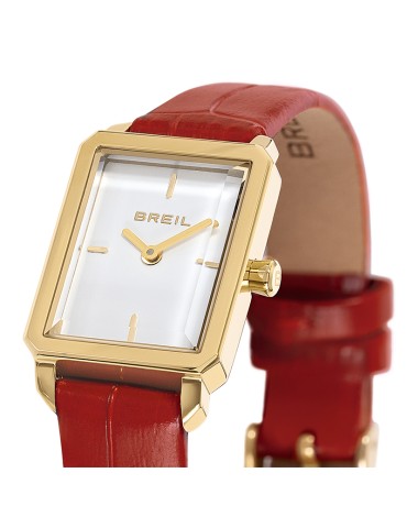 Orologio Breil - Rettangolare - Bianco - 24mm - Rosso - TW2080 2