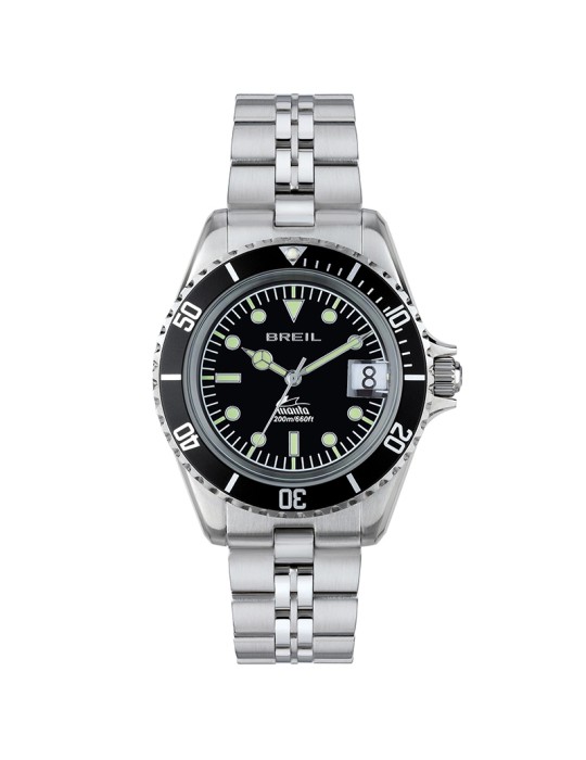 Orologio Breil - Tempo e Data - Silver - 38mm - Nero - TW2088