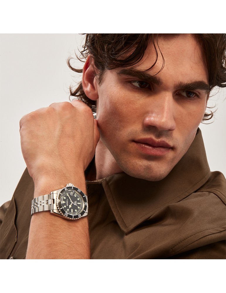 Breil Watch - Time & Date - Silver - 38mm - Black - TW2088