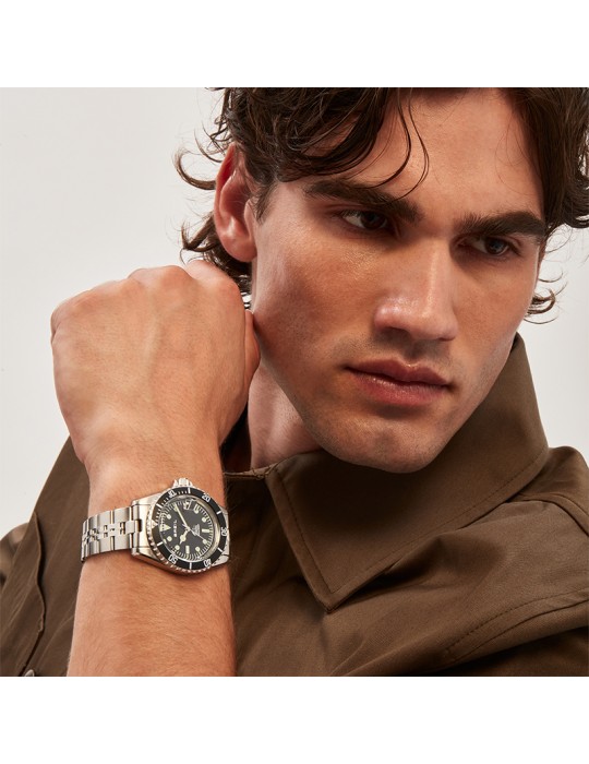 Breil Watch - Time & Date - Silver - 38mm - Black - TW2088