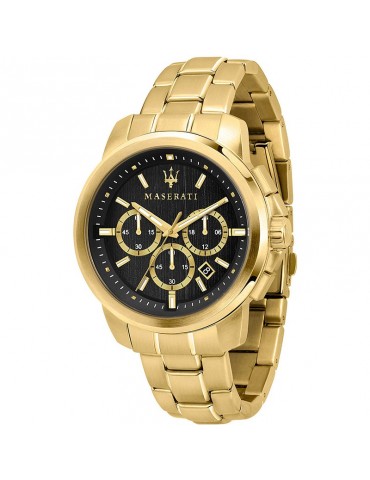 Orologio Maserati Uomo - Successo - 44mm - Dorato - Nero - R8873621013