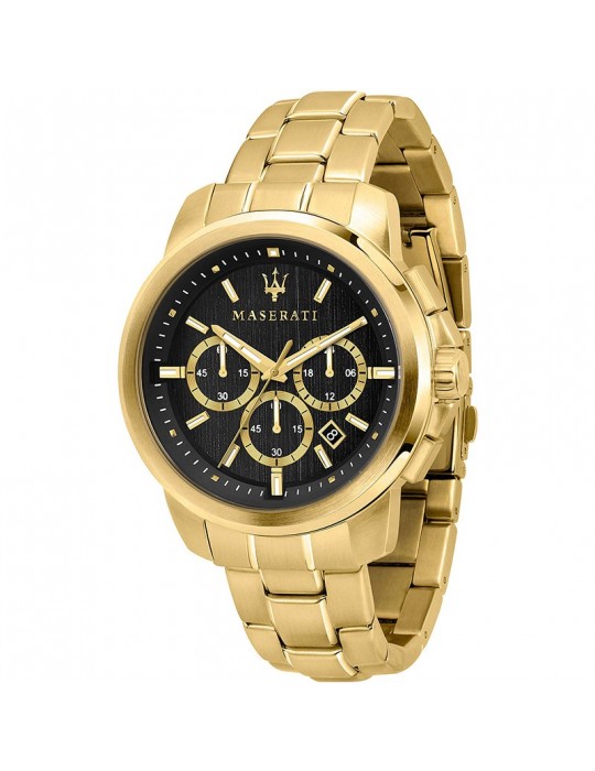 Orologio Maserati Uomo - Successo - 44mm - Dorato - Nero - R8873621013