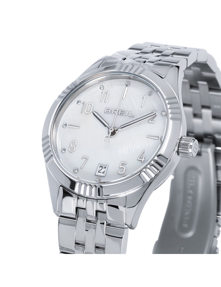 Breil Watch - Time and Date - Silver - 32mm - Mother of Pearl - TW2098