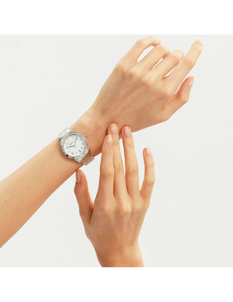 Breil Watch - Time and Date - Silver - 32mm - Mother of Pearl - TW2098
