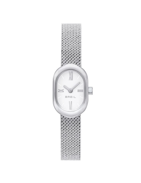Orologio Breil - Evanesse - Ovale - Silver - 16x25mm - Bianco - TW2106