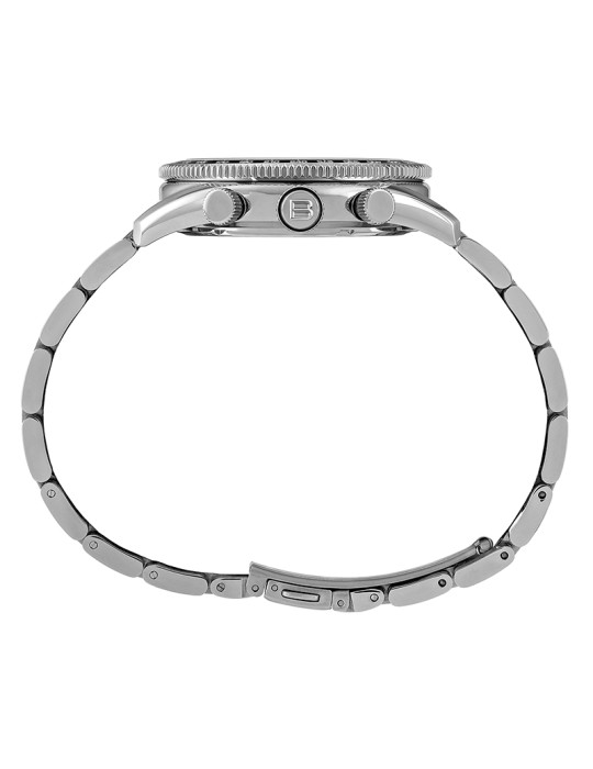 Breil Watch- Vanguard-Silver-43mm-Cream Color-Black Counters-TW2109