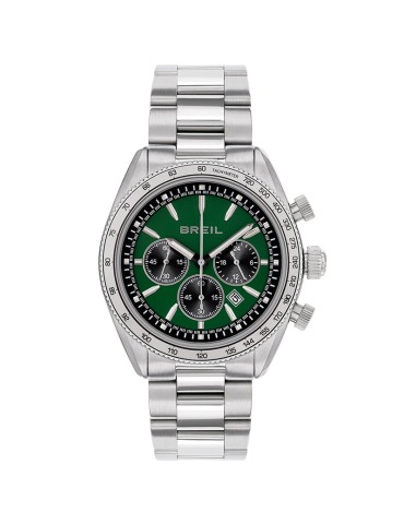 Breil Watch - Vanguard - Chronograph - Silver - 43mm - Green -TW2110