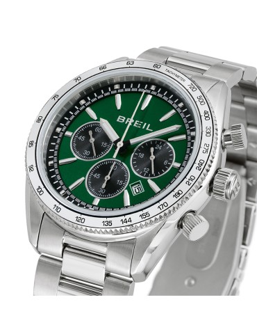 Orologio Breil - Vanguard - Cronografo - Silver - 43mm - Verde -TW2110 2