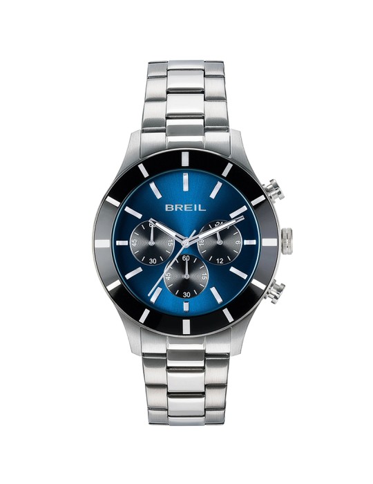 Breil Watch - Remixer - Chronograph - Silver - 42mm - Blue - TW2114