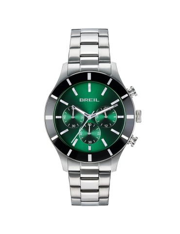 Breil Watch - Remixer - Chronograph - Silver - 42mm - Green - TW2115
