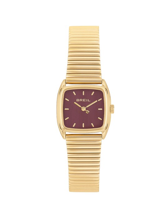Breil Watch - Stylize - Time Only - Golden - 24mm - Bordeaux-TW2120