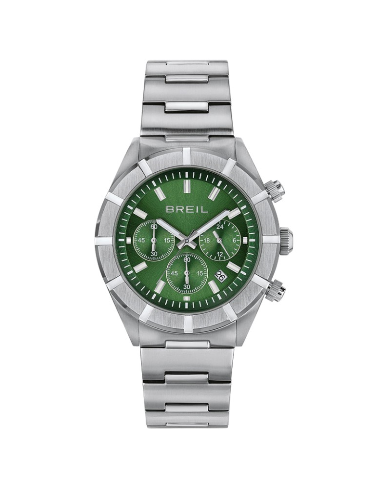 Orologio Breil - B 12 H - Cronografo - Silver - 42mm - Verde - TW2121