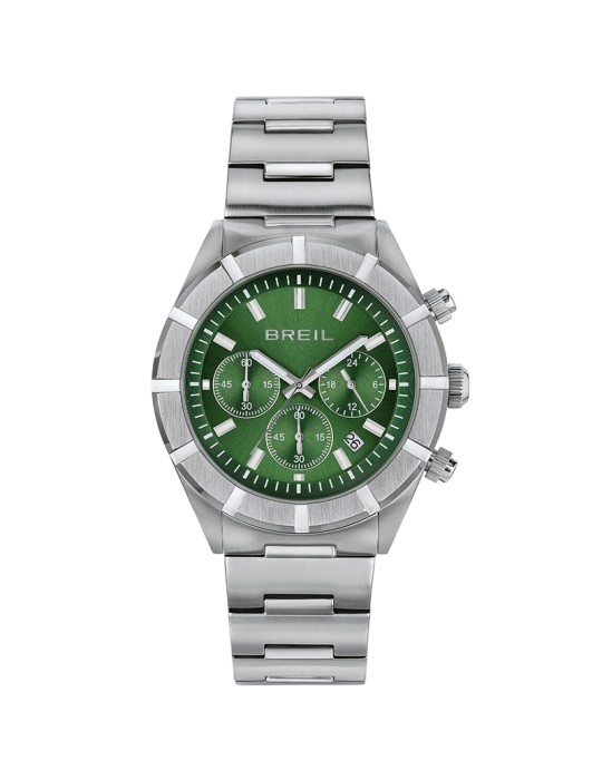 Orologio Breil - B 12 H - Cronografo - Silver - 42mm - Verde - TW2121
