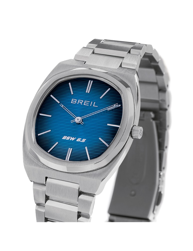 Orologio Breil - BSW 6.5 - Solo Tempo - Silver - 38mm - Blu - TW2122