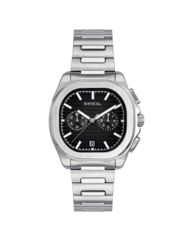 Orologio Breil - Retrofuture - Cronografo - Silver -40,5mm-Nero-TW2129