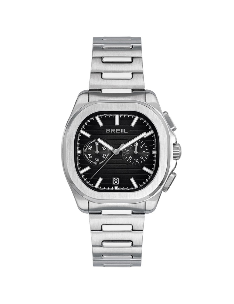 Orologio Breil - Retrofuture - Cronografo - Silver -40,5mm-Nero-TW2129