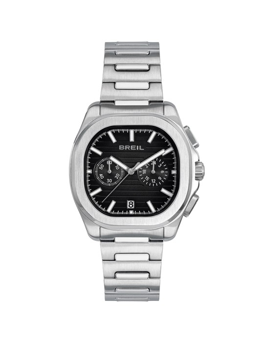 Orologio Breil - Retrofuture - Cronografo - Silver -40,5mm-Nero-TW2129