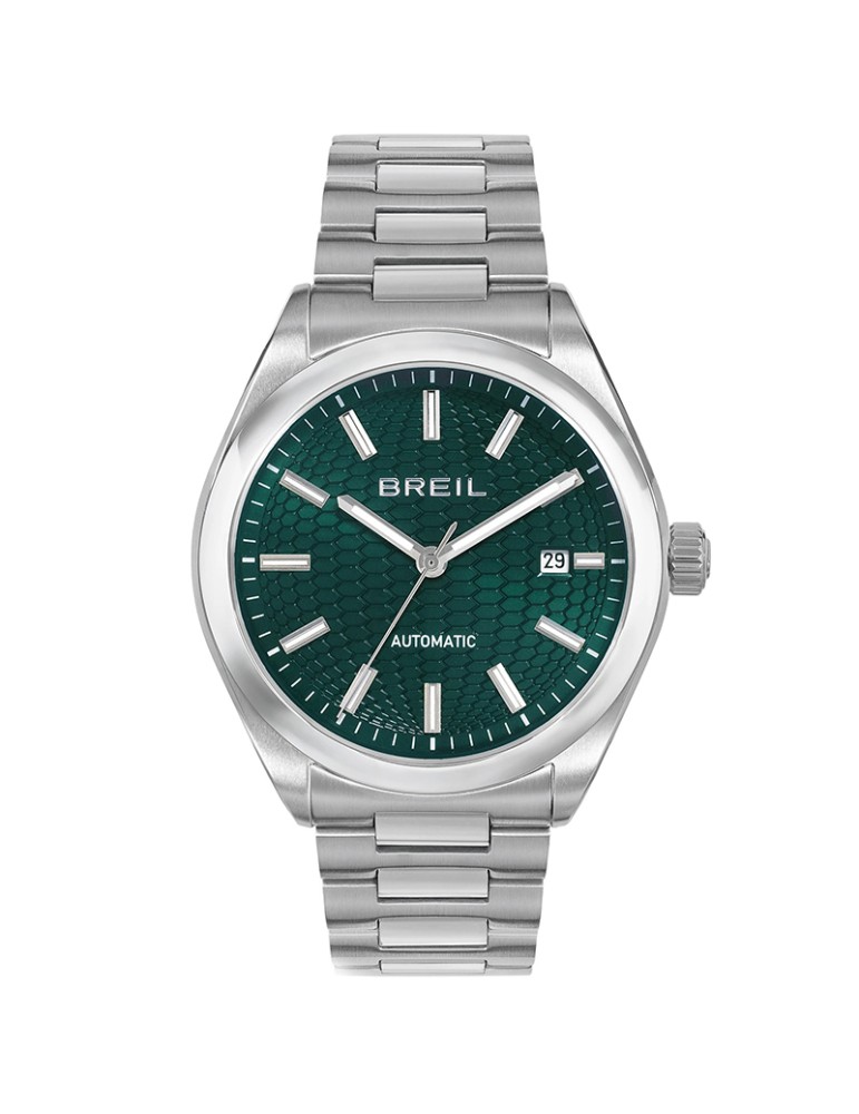 Orologio Breil - Sphera - Tempo e Data - Silver - 40mm - Verde -TW2132