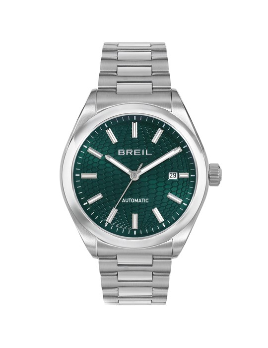 Orologio Breil - Sphera - Tempo e Data - Silver - 40mm - Verde -TW2132
