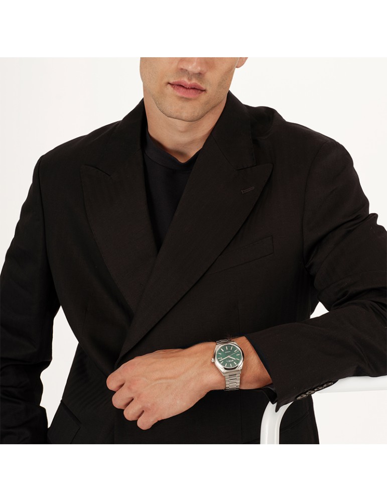 Orologio Breil - Sphera - Tempo e Data - Silver - 40mm - Verde -TW2132