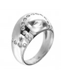 Picca Ring Fantasy Woman - in White Gold with Diamonds - 0