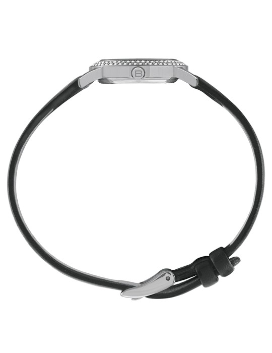Breil Watch - Time Only - Black - Round Case - Crystals -TW2136