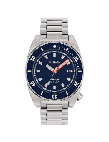 Orologio Breil - Automatico - Tempo e Data - Silver - 42mm -Blu-TW2180