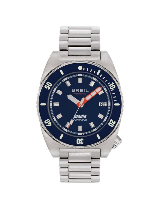 Orologio Breil - Automatico - Tempo e Data - Silver - 42mm -Blu-TW2180