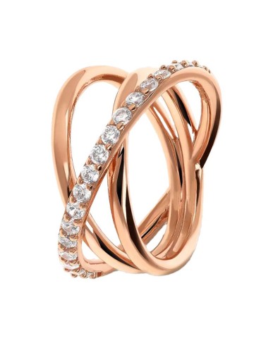 Anello Bronzallure - Veretta -Cubic Zirconia-Misura 16-WSBZ02409.WR-16