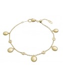 Chimento Bracelet - 18K Yellow Gold Water Armillas with Pendants and Natural Diamonds - 19 cm - 0