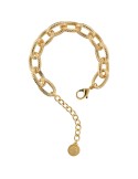 Bracciale Etrusca - Itaca - Lega Golden - Maglie Ovali - WSET00844.YG