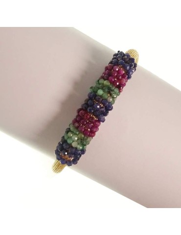 Rajola Bracelet - Sapphire Crystals - Ruby - 54-477-1618