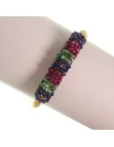 Rajola Bracelet - Sapphire Crystals - Ruby - 54-477-1618