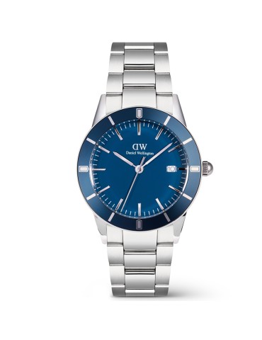 Orologio Daniel Wellington - Silver - 40mm - Blue - DW00100820