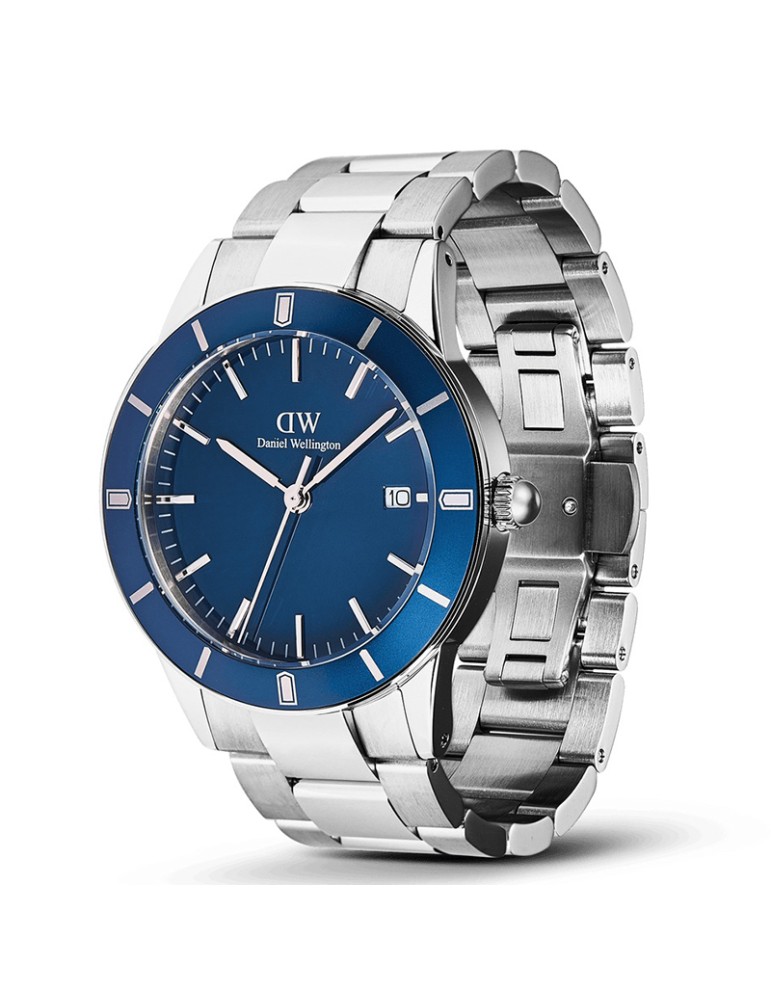 Orologio Daniel Wellington - Silver - 40mm - Blue - DW00100820