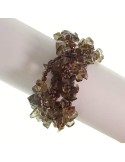 Bracciale Rajola - Multifilo - Quarzo Fumè -Ematite Marrone-54-489-918