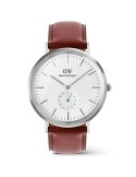 Daniel Wellington Watch - Brown - 40mm - Silver - DW00100867