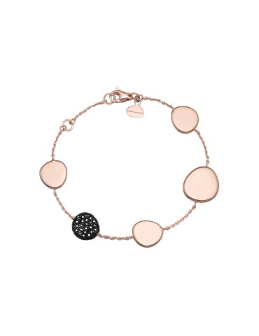 Bracciale Italo Bottene - IB Noir in Oro Rosa 18 carati con Diamanti Neri 0,53 ct - 0